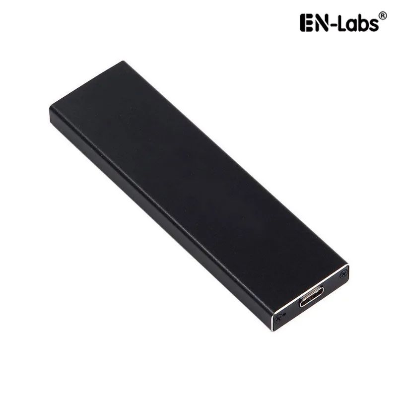 EN-Labs EN-Labs ENNGFF2U310GC M.2 SATA NGFF to USB 3.1 10Gbps Type-C Enclosure Black Aluminum — снимка на продукта