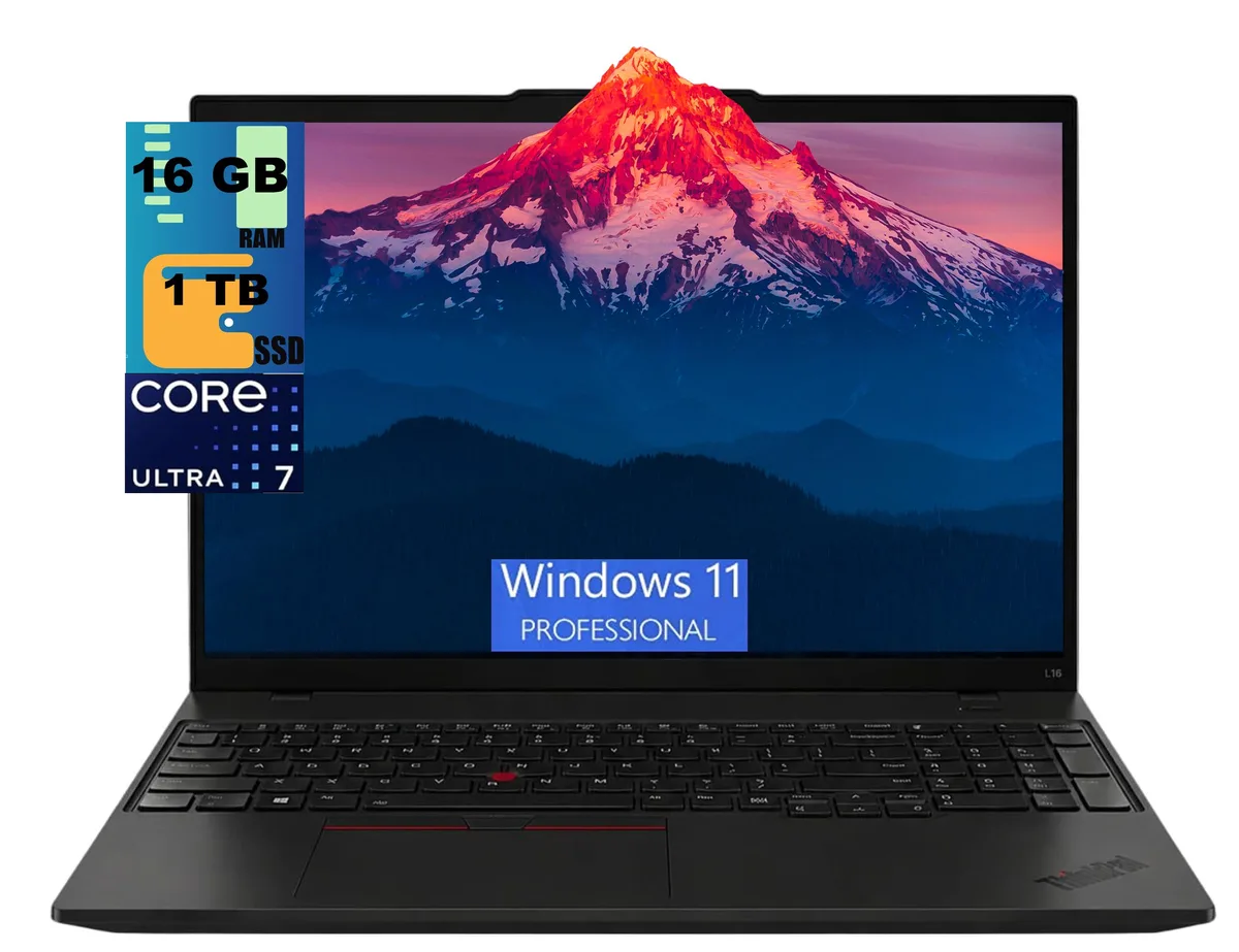 Lenovo Lenovo ThinkPad L16 laptop Intel Core Ultra 7 255U 12-core 16GB DDR5 1TB — product photo