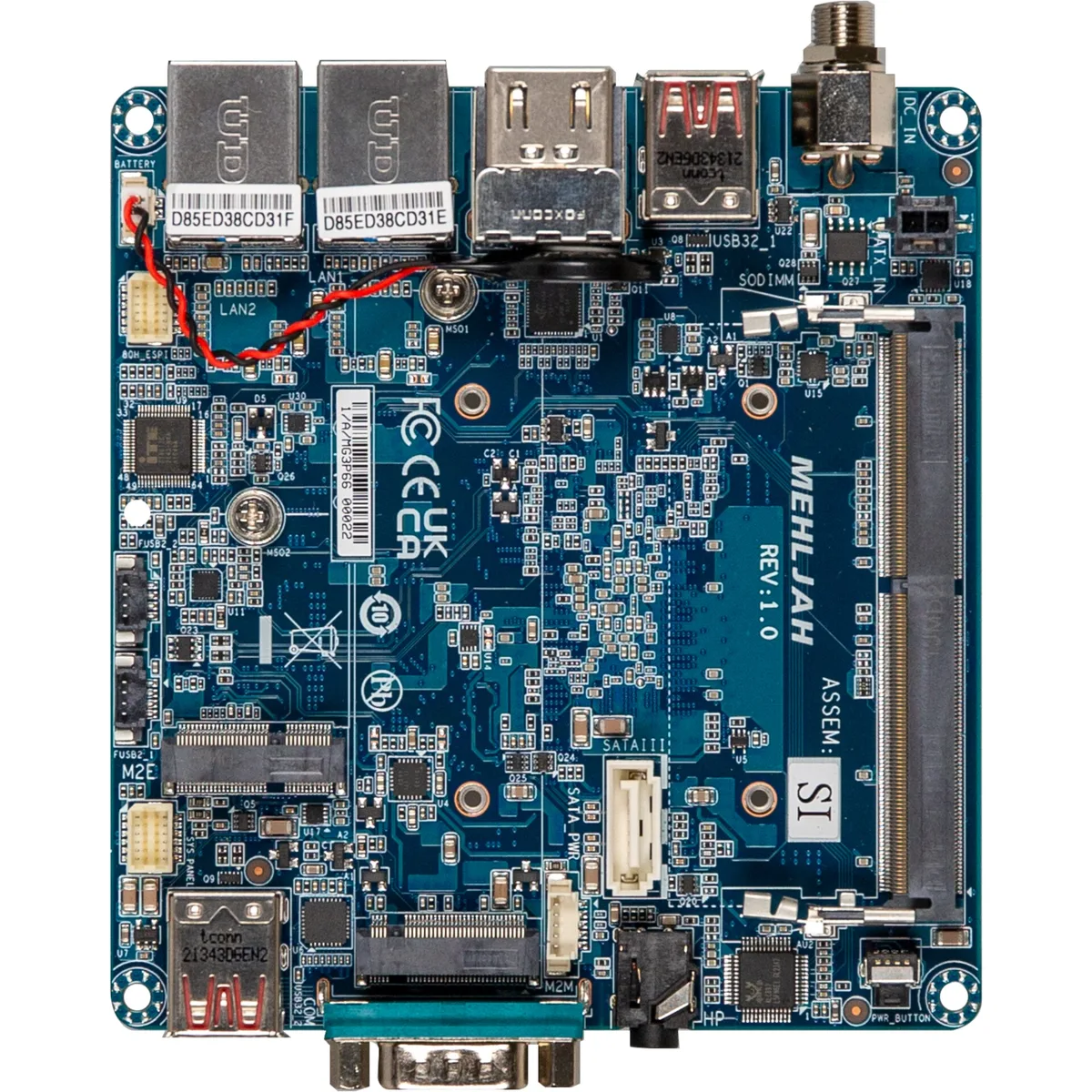 GIGABYTE GIGABYTE 9MEHLJAHMR-SI-10C AI edge system Intel Celeron J6412 DDR4 32GB M.2 2280 dual HDMI dual LAN — product photo