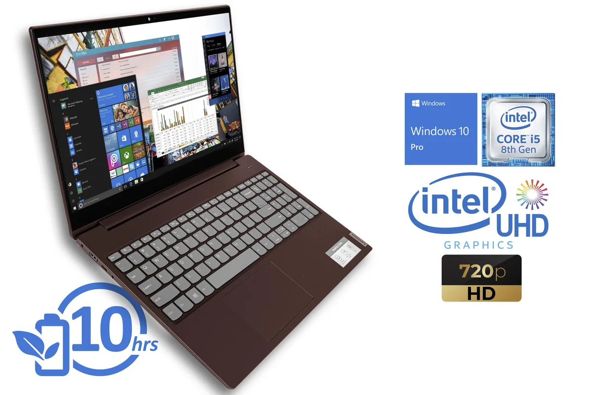 Lenovo Lenovo IdeaPad S340 laptop Intel Core i5-8265U 8GB 256GB NVMe 15.6" HD — product photo