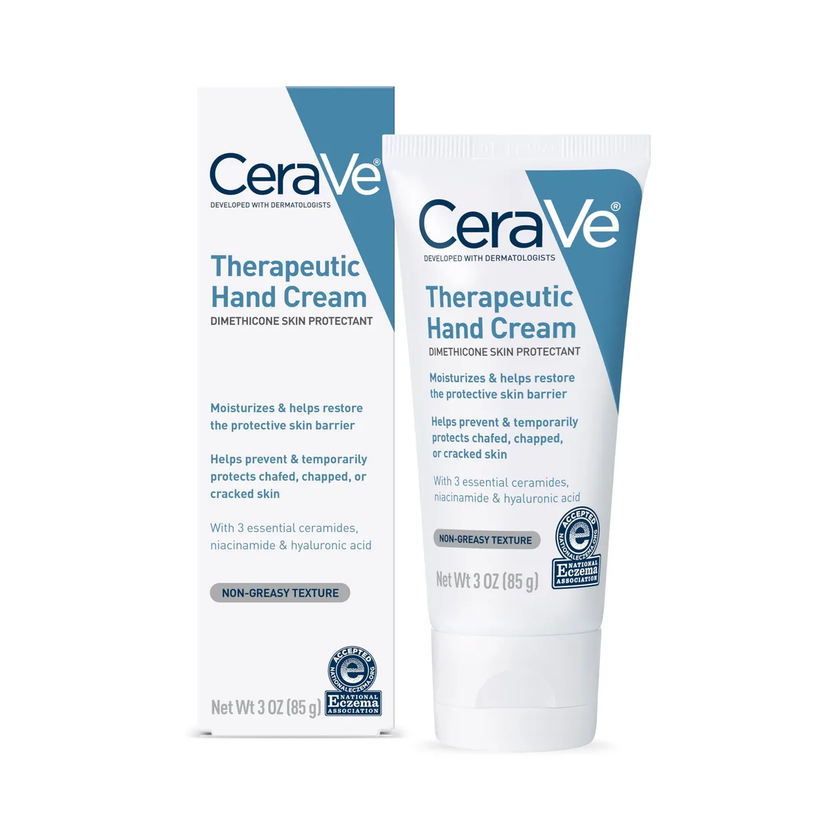 CeraVe Therapeutic Hand Cream Fragrance Free 3 Ounce — produktfoto