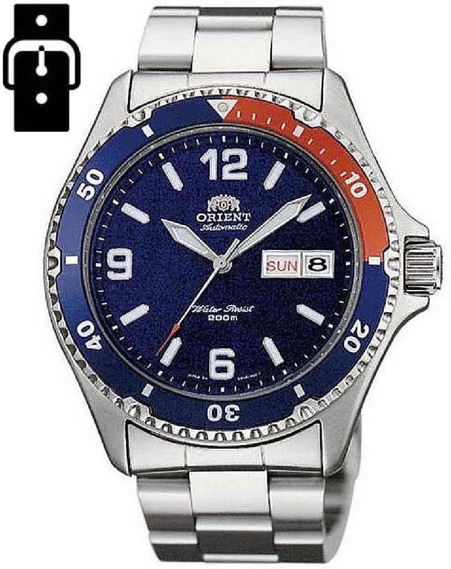 Orient Orient Mako II Automatic Watch FAA02009D9 41.5 mm Blue Dial — fotografia produsului