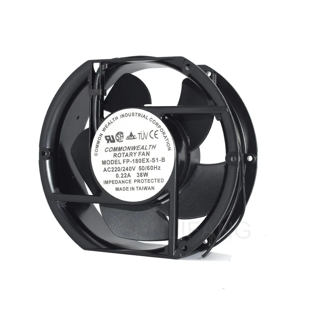 Lemincrash Lemincrash FP-108EX-S1-B 172x150x51mm AC220/240V 0.22A 38W case fan — 商品照片