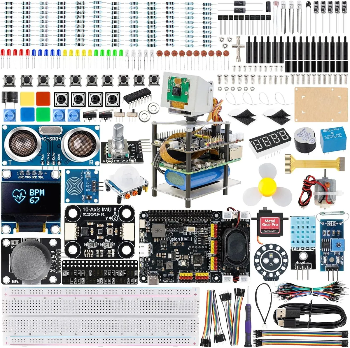 MCDODO MCDODO AI Fusion Lab Kit 10DOF Pan-Tilt HAT Raspberry Pi 5/4/3B+/Zero 2W — 商品照片