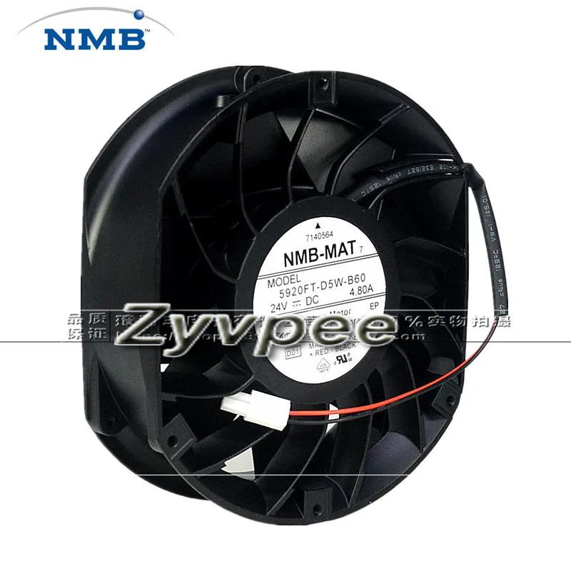 Zyvpee Zyvpee 5920FT-D5W-B60 170 mm 24 V 4.8 A 2-pin axial case fan — 제품 사진