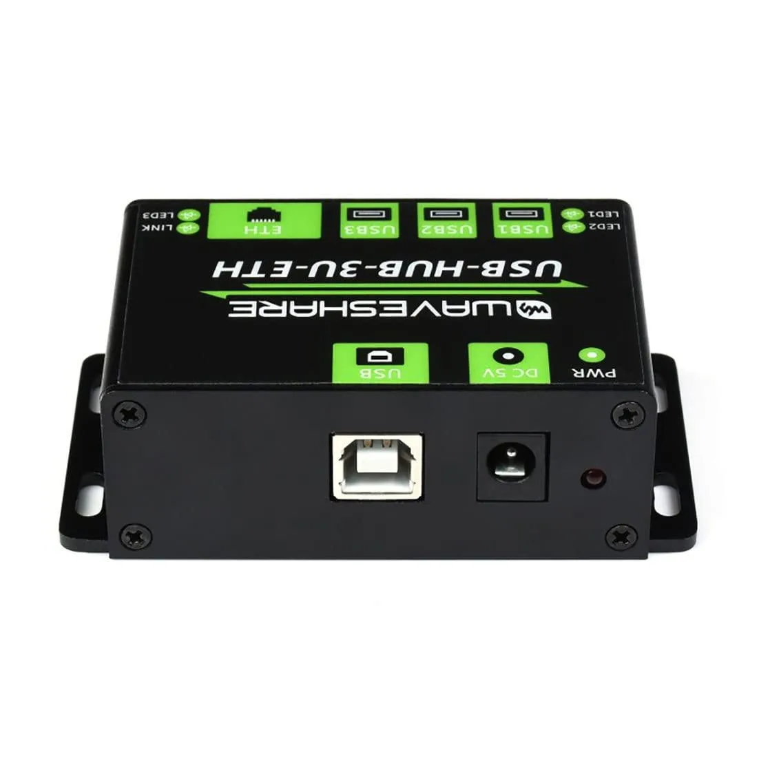 LORDWORLD LORDWORLD Industrial USB Hub 3×USB 2.0 100M Ethernet — produktfoto