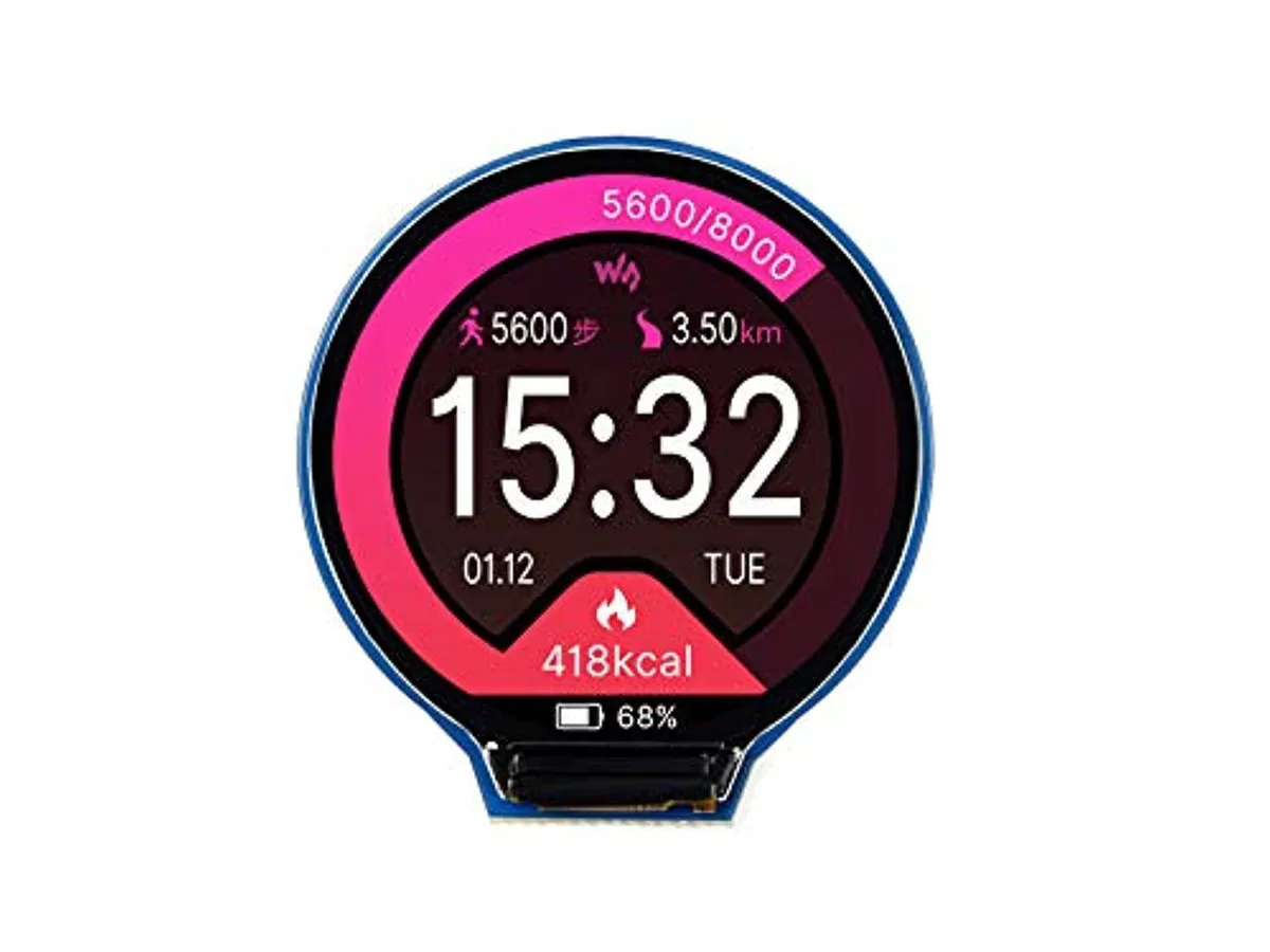 WaveShare WaveShare 1.28inch Round LCD Display Module 240240 Resolution SPI GC9A01 — preces foto