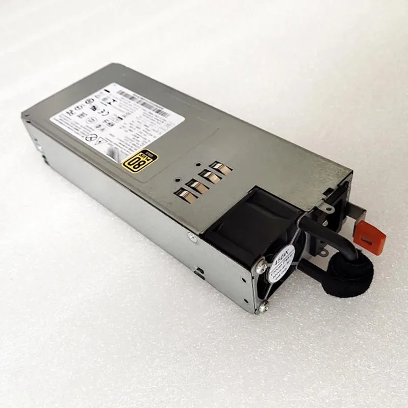 Redundant server power supply unit, metal casing, rear connector panel