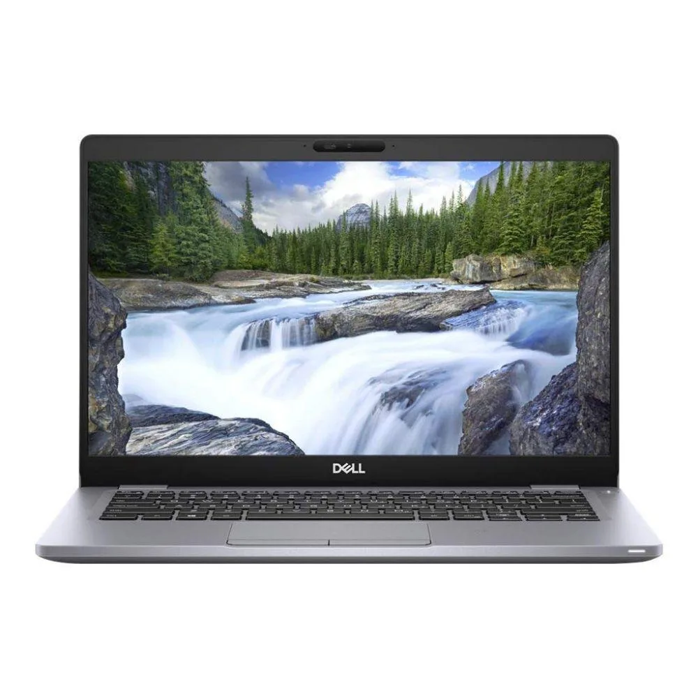 Silver Dell Latitude 5310 13.2 inch touchscreen laptop, backlit keyboard visible