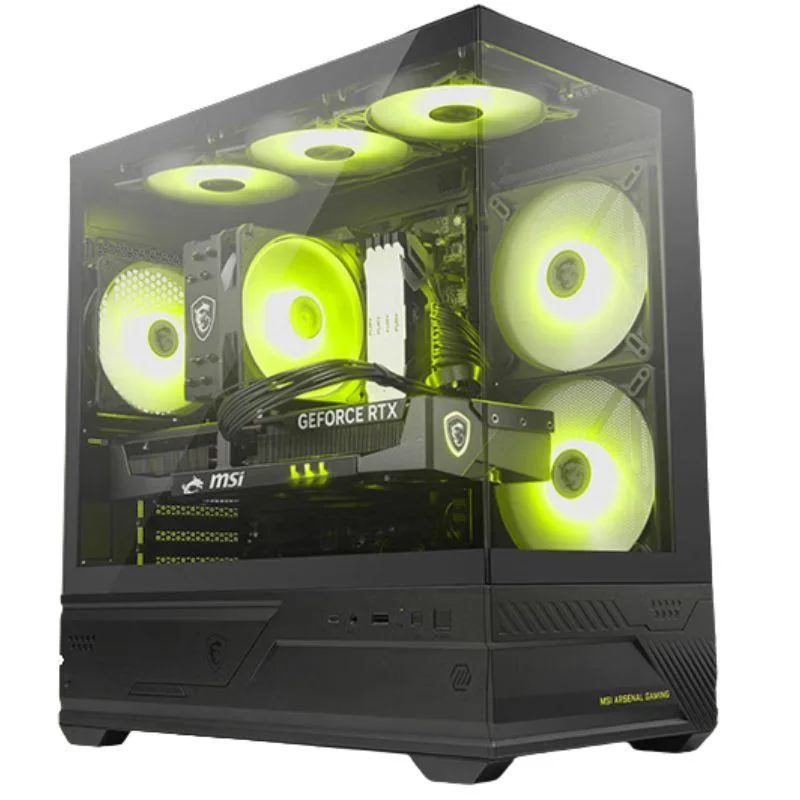 MSI MSI MAG PANO M110L Ocean View Small Form Factor PC Case — product photo
