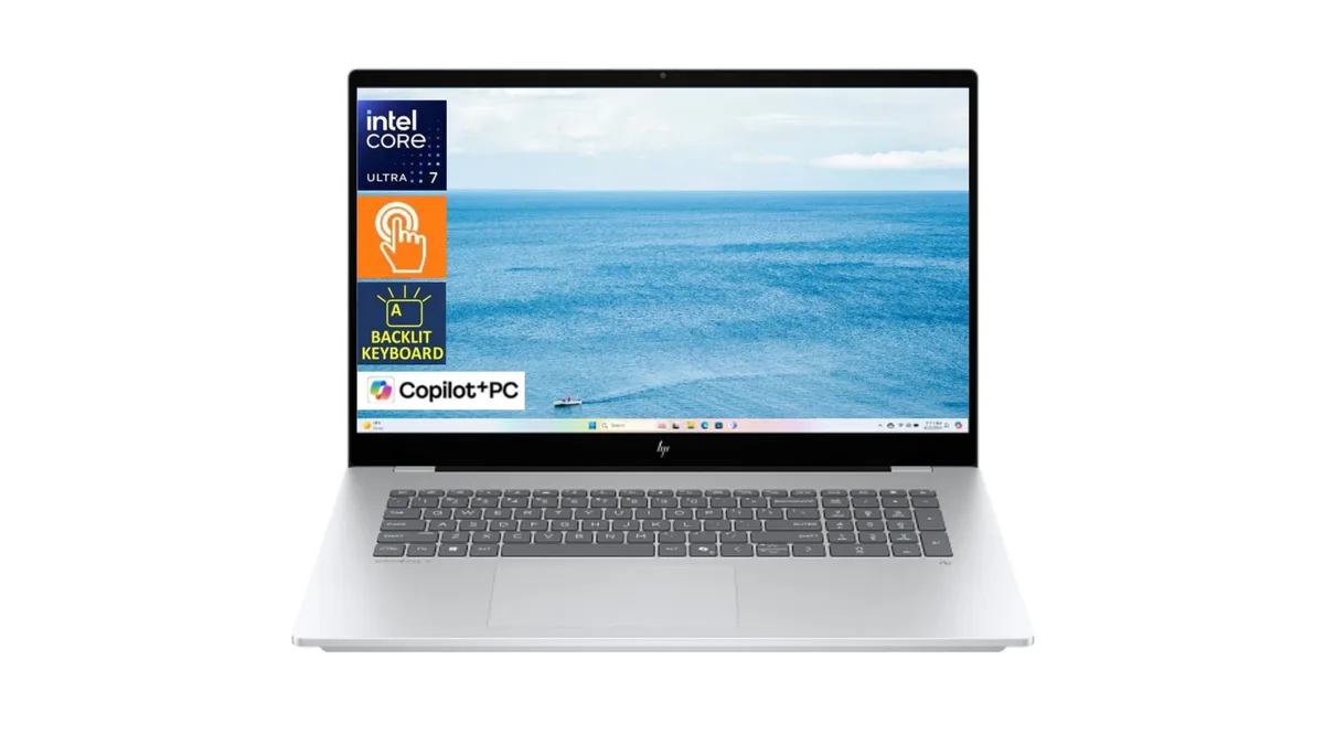 HP HP OmniBook X 17-dd0057nr 17.3" FHD Touch Intel Core Ultra 7 256V RTX 4050 16GB DDR5 1TB — product photo