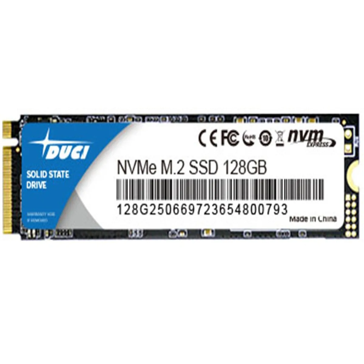 DUCI DUCI 128GB NVME M.2 internal SSD — product photo