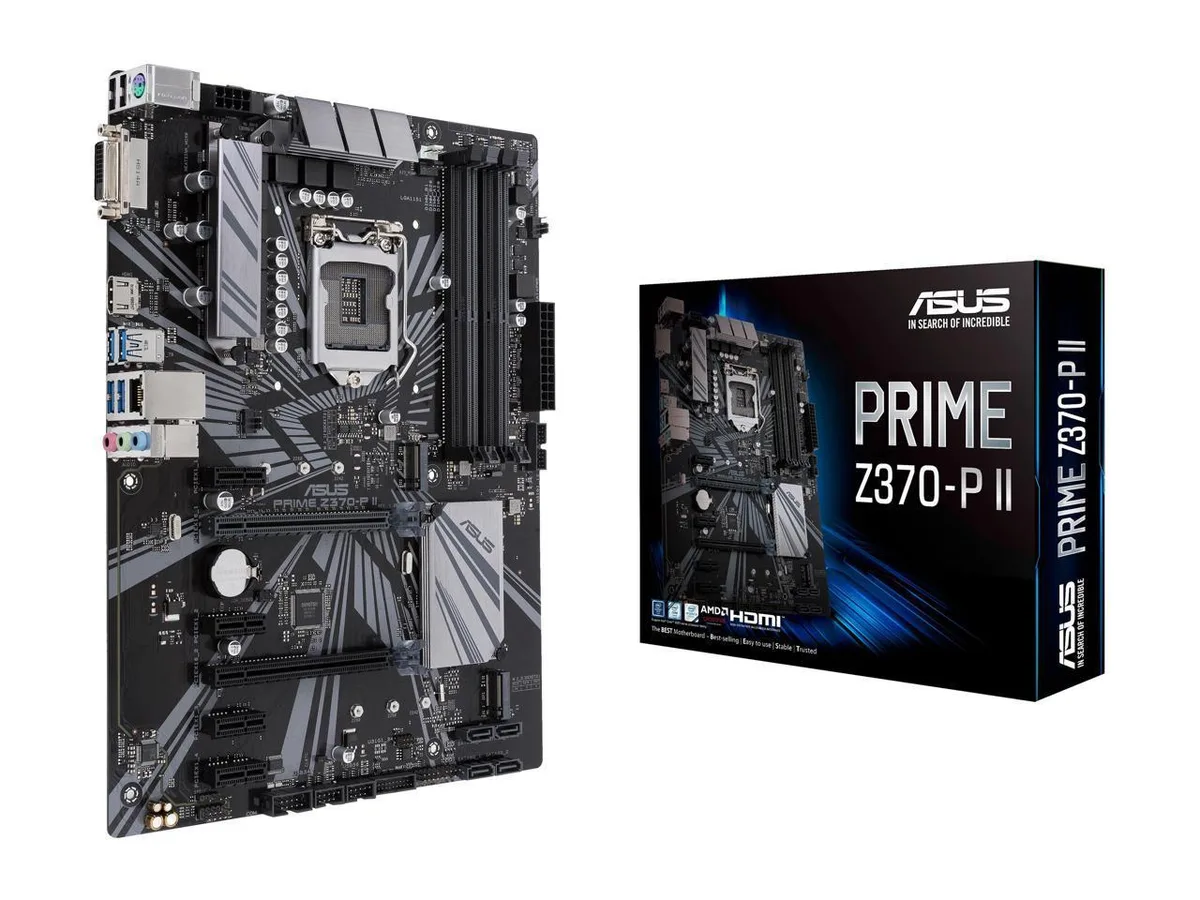 Green ATX motherboard with black heatsinks, four DDR4 slots, two M.2 sockets, HDMI and DVI-D ports, USB 3.1 headers