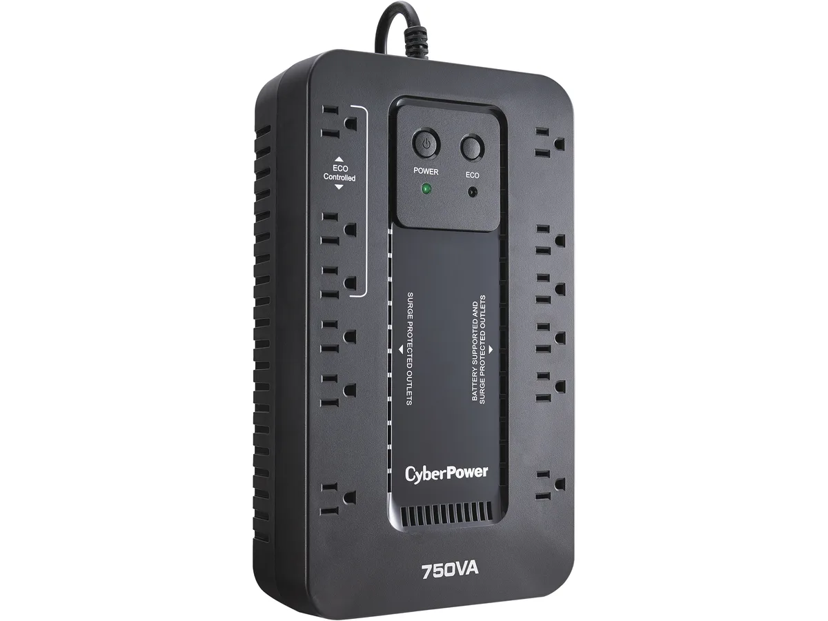 CyberPower CyberPower EC750G 750VA 450W 120V 12-Outlet UPS — 商品写真