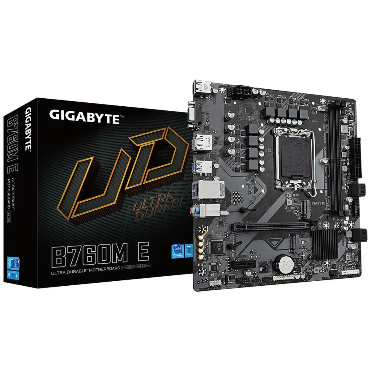 GIGABYTE GIGABYTE B760M E DDR5 Intel motherboard — product photo