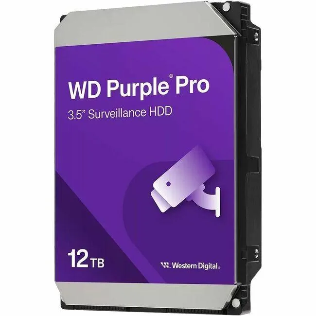 Western Digital Western Digital WD122PURP 12TB 7200 RPM 512MB SATA 3.5" internal hard drive — photo du produit