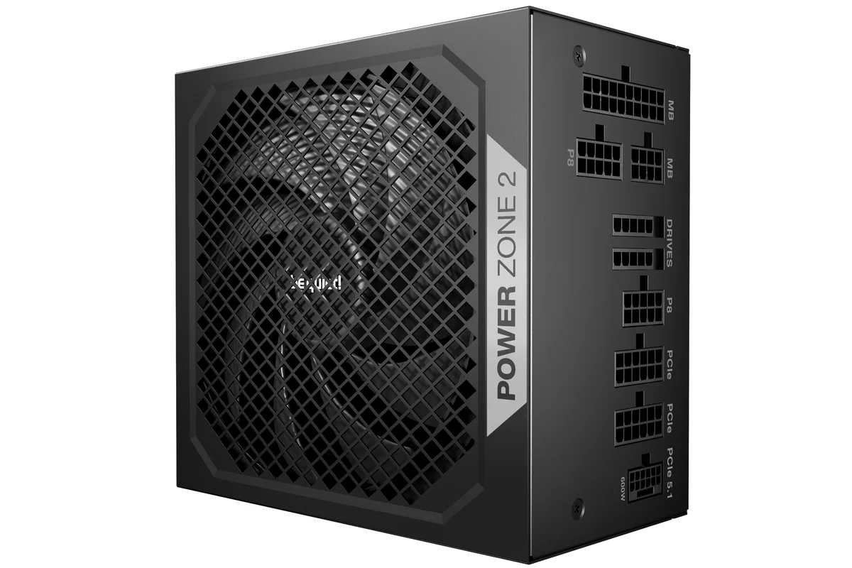 be quiet! be quiet! Power Zone 2 750W ATX12V 3.1 Modular Power Supply BP006US — product photo