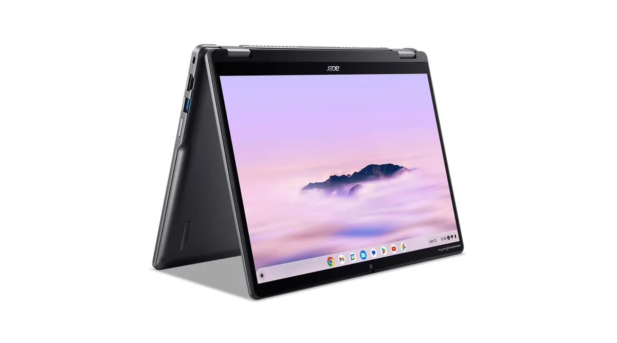 Acer America Acer Chromebook Plus Spin 514 laptop i5-1334U 8GB 512GB 14 WUXGA touch Gray — product photo