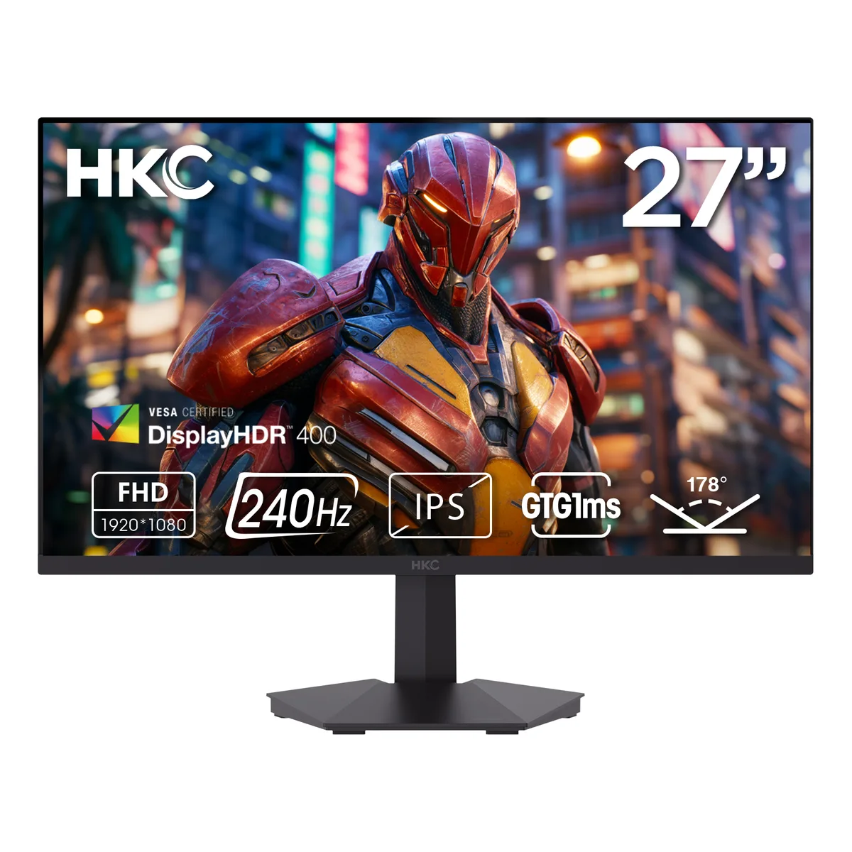 HKC HKC G27H3D 27" 240Hz Fast IPS gaming monitor — product photo