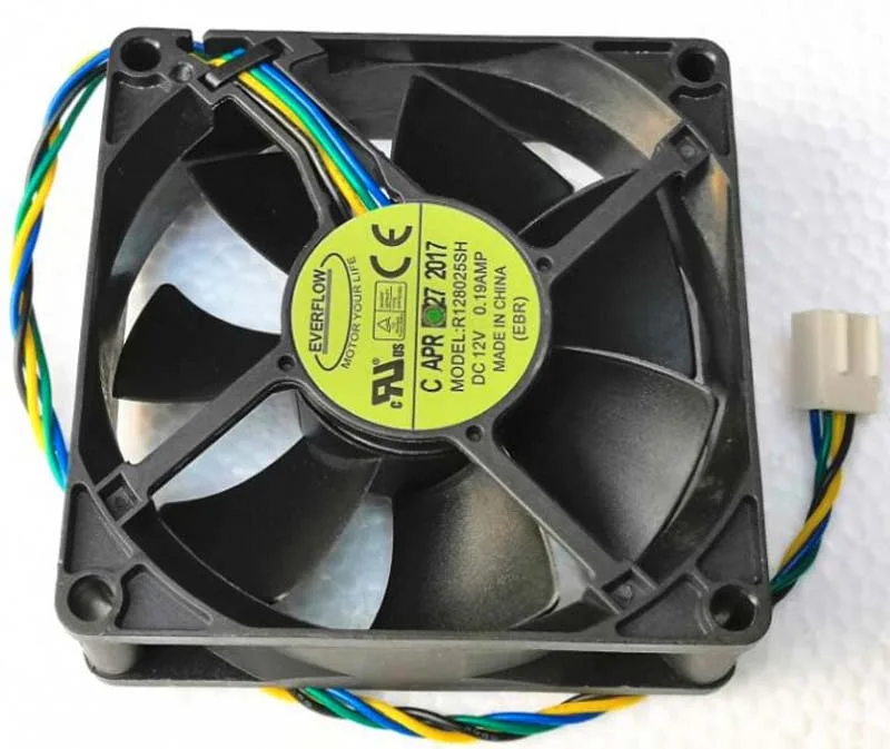Zyvpee Zyvpee R128025SH 8025 12V .19A 2800RPM 4 Pin CPU cooler — photo du produit
