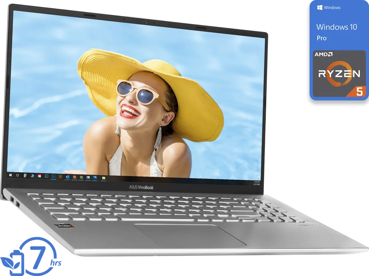 ASUS ASUS Vivobook 15.6 FHD Ryzen 5 3500U 4GB 128GB NVMe Silver — photo du produit