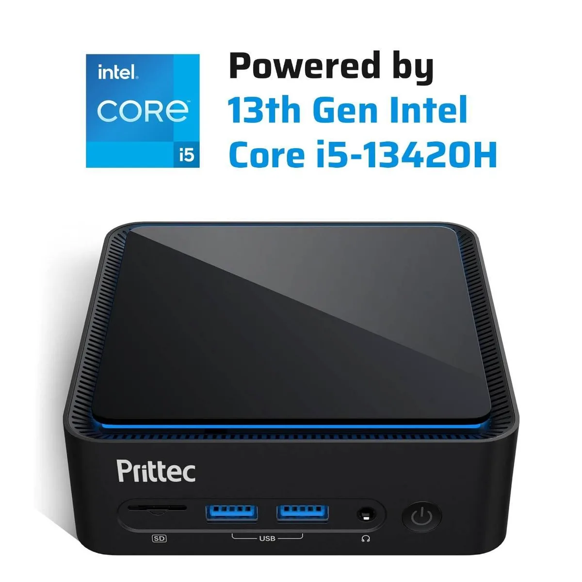 Prittec Prittec F8 i5-13420H 16GB 512GB barebone mini PC — produktbild