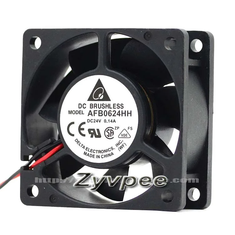 Zyvpee Zyvpee AFB0624HH 60×25mm 24V .14A 2-pin case fan — תמונת המוצר