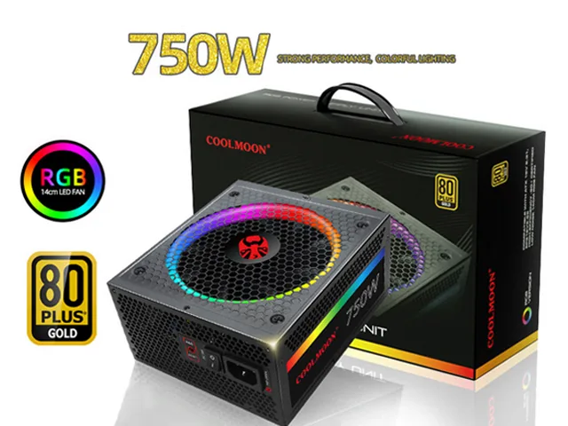 COOLMOON COOLMOON RGBM750 750 W power supply — photo du produit