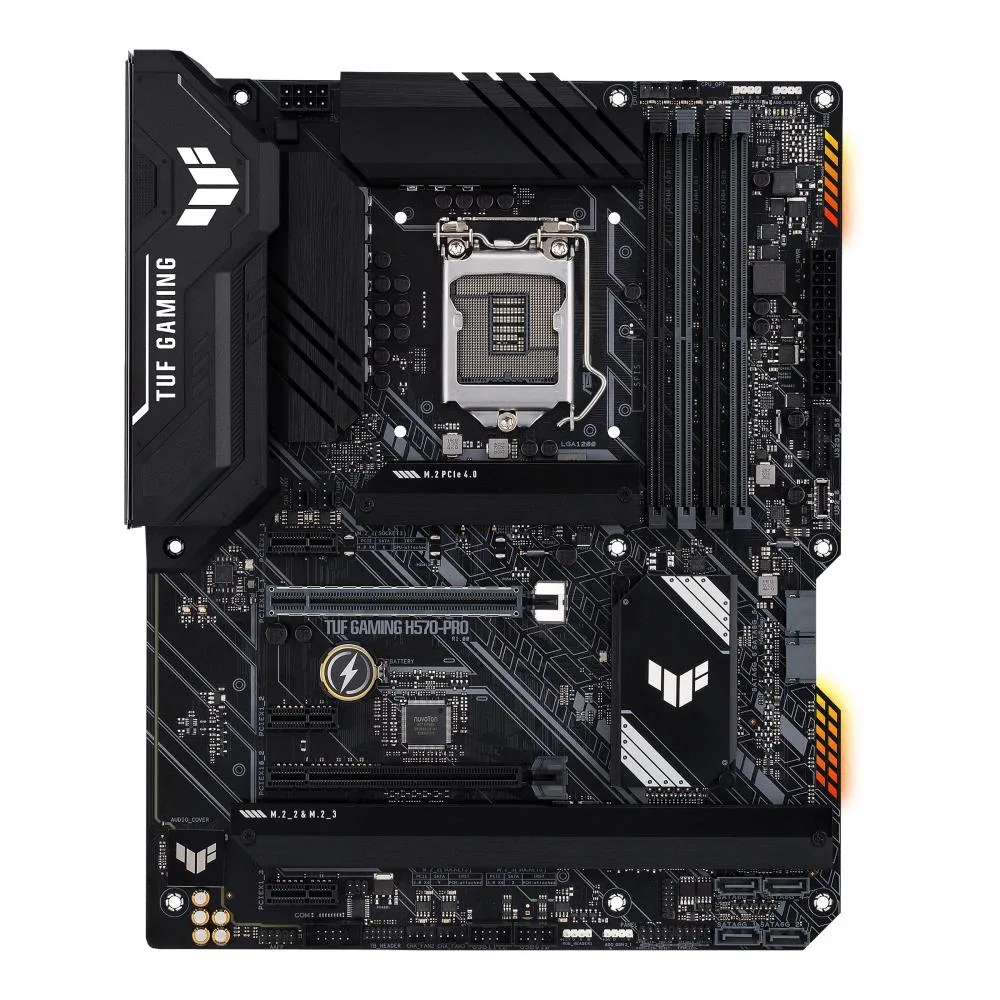 ASUS ASUS TUF GAMING H570-PRO Intel motherboard LGA 1200 96GB DDR4 ATX — photo du produit