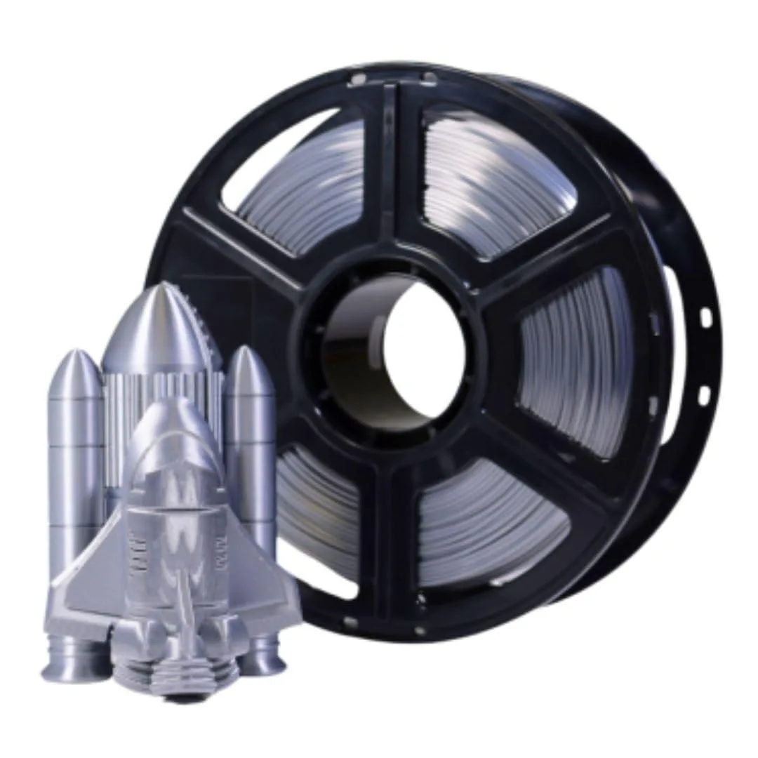 MakerBot MakerBot 375-0082A Metallic PLA Filament Shimmering Silver 1.75mm 2.2lb 3d printers accessory — ürün fotoğrafı