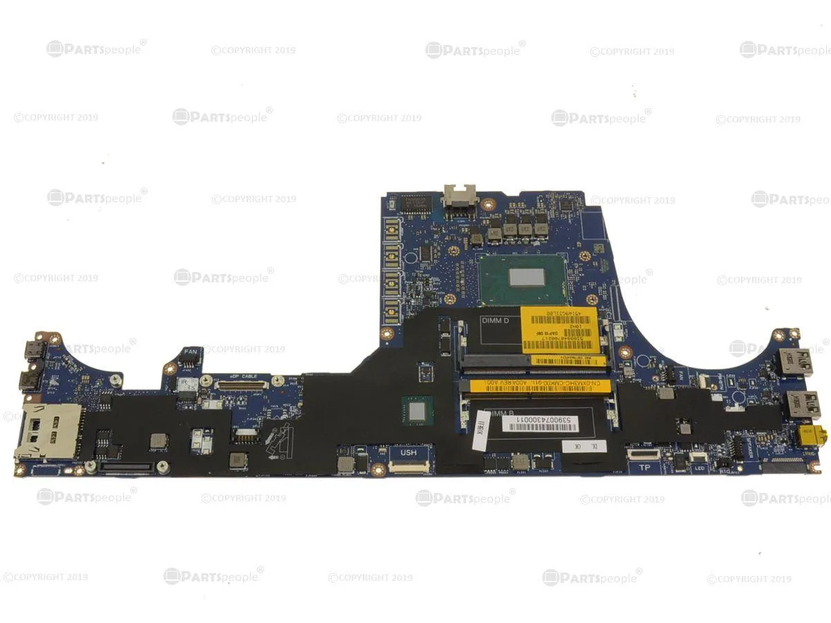 DELL DELL Precision 7530 Motherboard i7-8750H 2.2GHz XM3HC — product photo