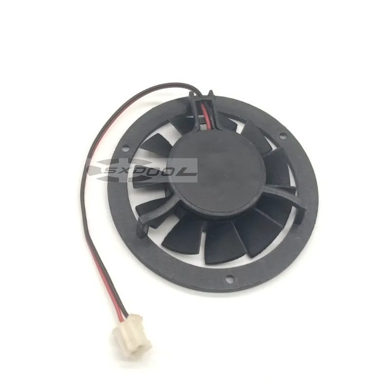 SXDOOL SXDOOL 12V 2-wire case fan 38mm pitch 48mm diameter — ürün fotoğrafı