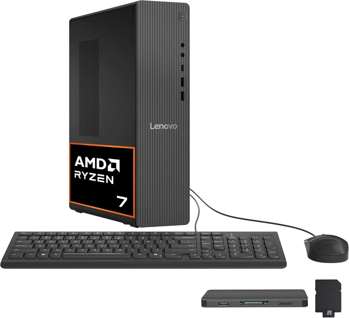 Lenovo Lenovo IdeaCentre Tower 8 AMD Ryzen 7 250 64GB DDR5 4TB SSD 1TB Dock Radeon 780M Win 11 Pro Gray — foto del producto