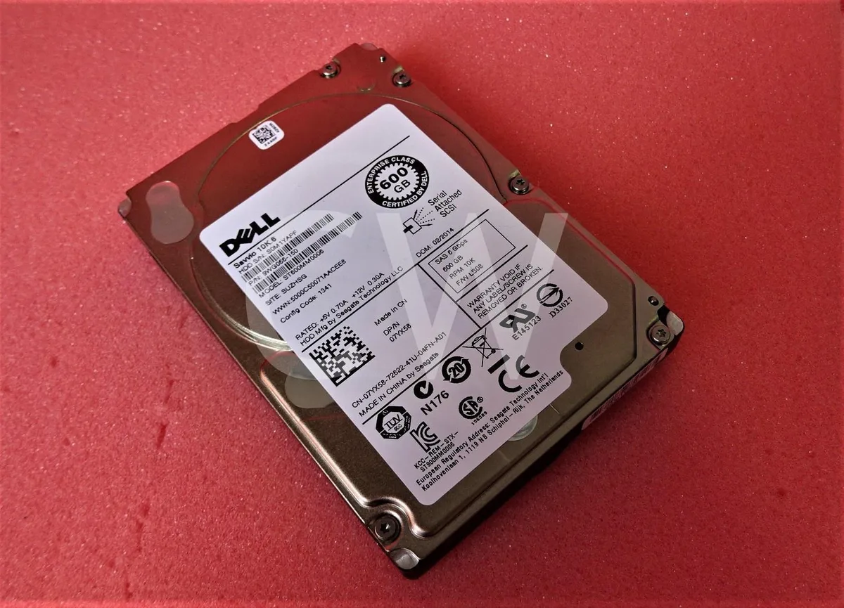 DELL DELL 600GB 10000RPM 6Gbps 2.5" SAS internal hard drive — 商品写真