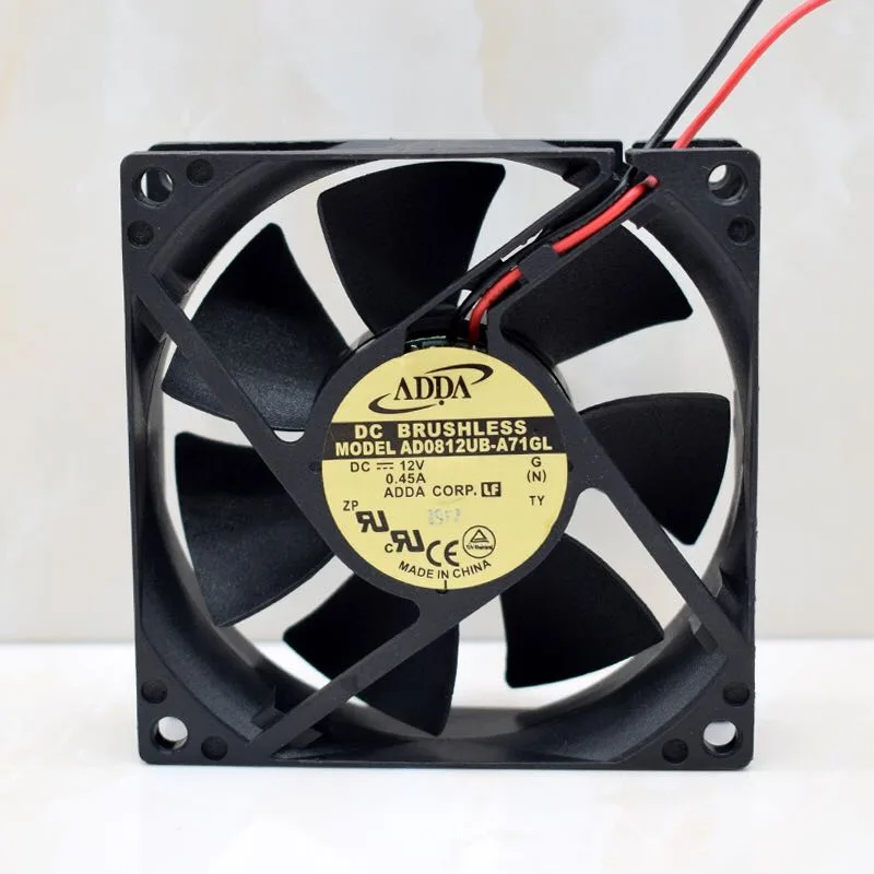 Fans Fans AD0812XB-A73GPBearing 12V 0.55A 4000RPM 80mm case fan — product photo