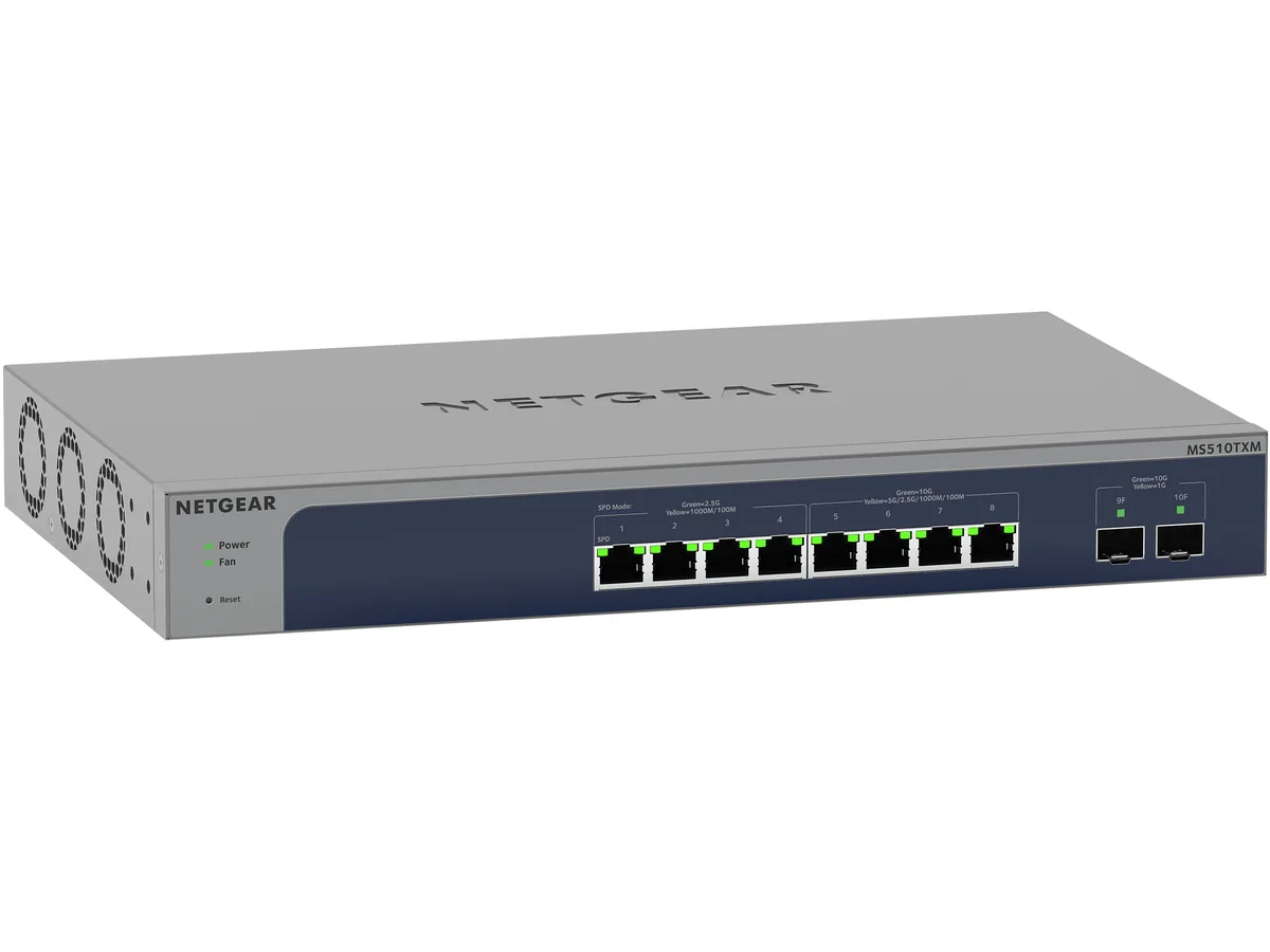 Netgear Inc. Netgear Inc. MS510TXM-100NAS 8-Port 10G Smart Switch — ürün fotoğrafı