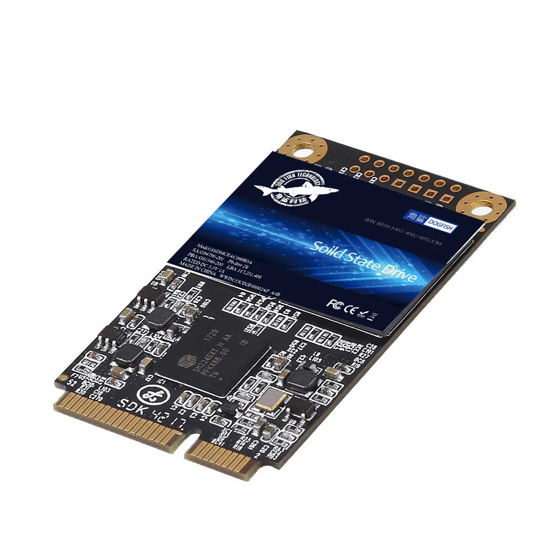Dogfish Technology Dogfish Technology mSATA-500GB 500GB mSATA internal SSD — photo du produit