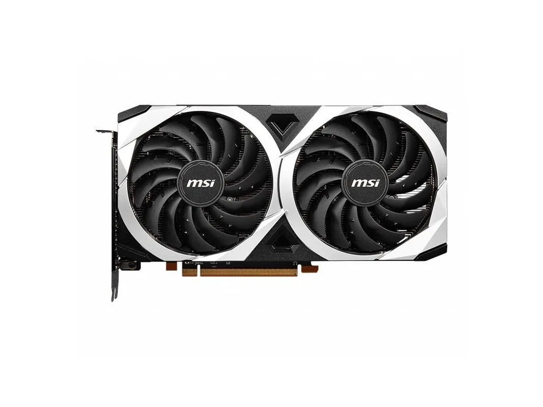 MSI Radeon RX 6650 XT MECH 2X 8G OC dual-fan graphics card in black and silver finish