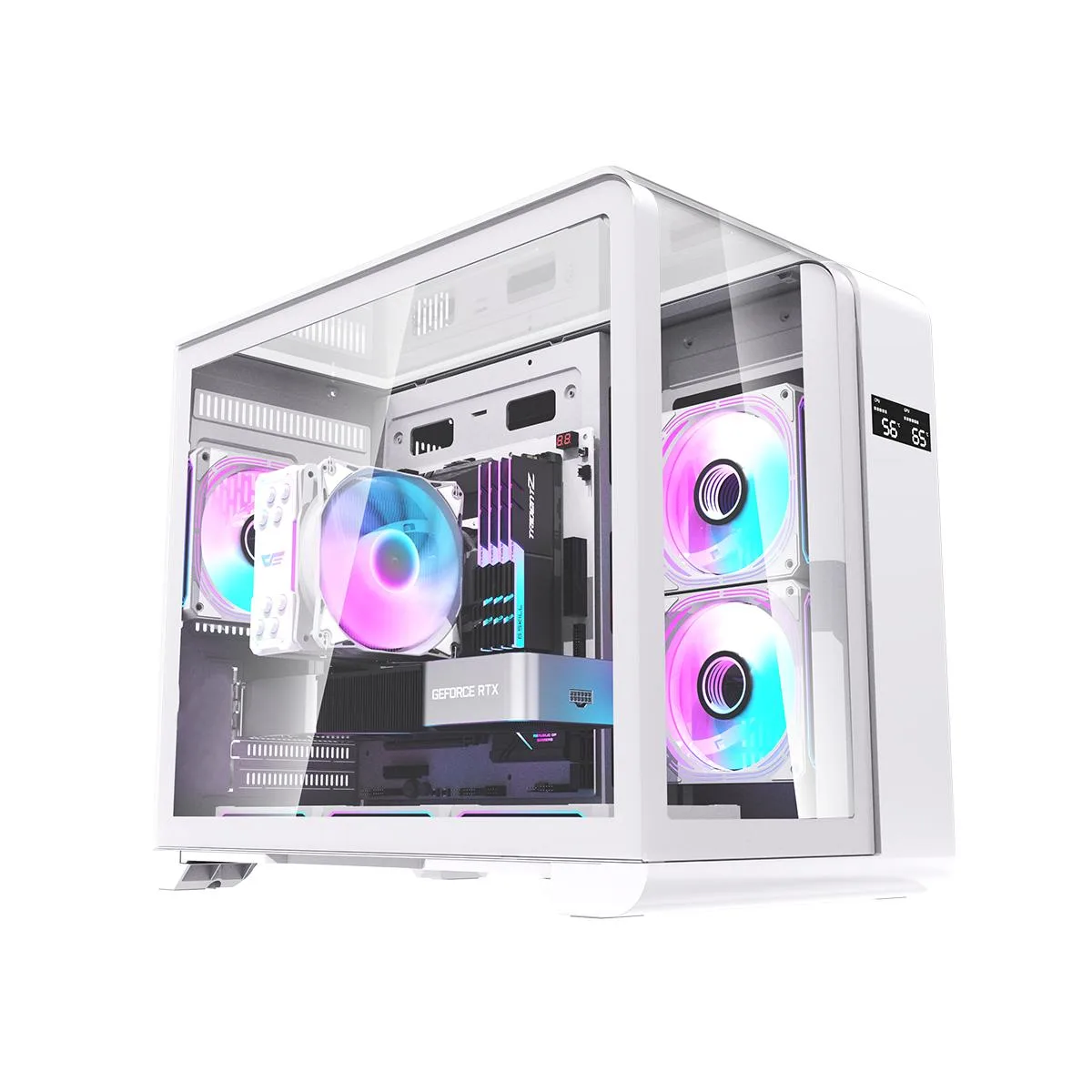 darkFlash darkFlash L280M Micro-ATX PC Case White — product photo