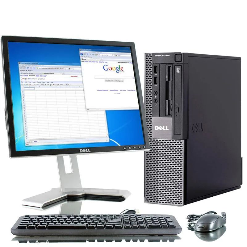 DELL DELL Optiplex 960 SFF Core 2 Duo 3.00 GHz 8192 MB 1 TB DVD 19" monitor desktop PC — photo du produit