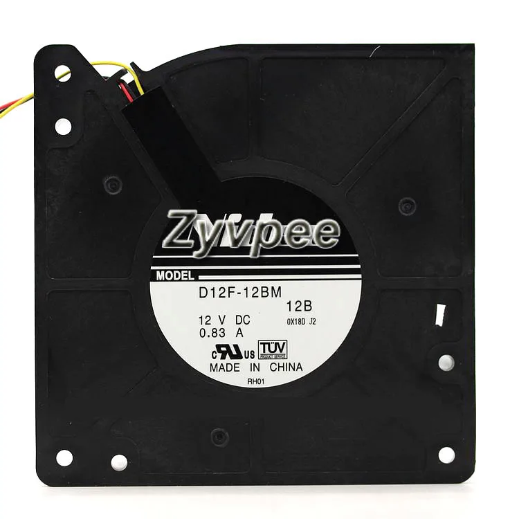 OEM Industries OEM Industries D12F-12BM 120mm blower fan 12V 0.83A 2900rpm 31.8CFM 51dB — produktbild
