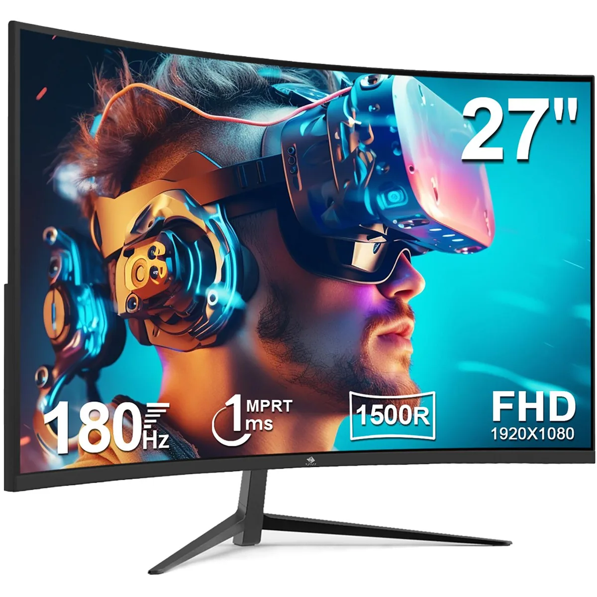 Z-EDGE Z-EDGE UG27 27" 1080P 180Hz 1ms 16.7M FreeSync Ultra-Slim Curved Gaming Monitor — product photo