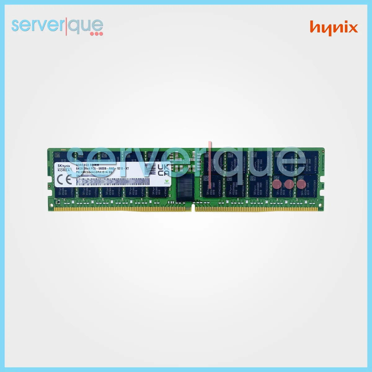 SK hynix SK hynix HMCG94AGBRA181N 64GB DDR5-5600 ECC Reg Dual Rank server RAM — fotografia produktu