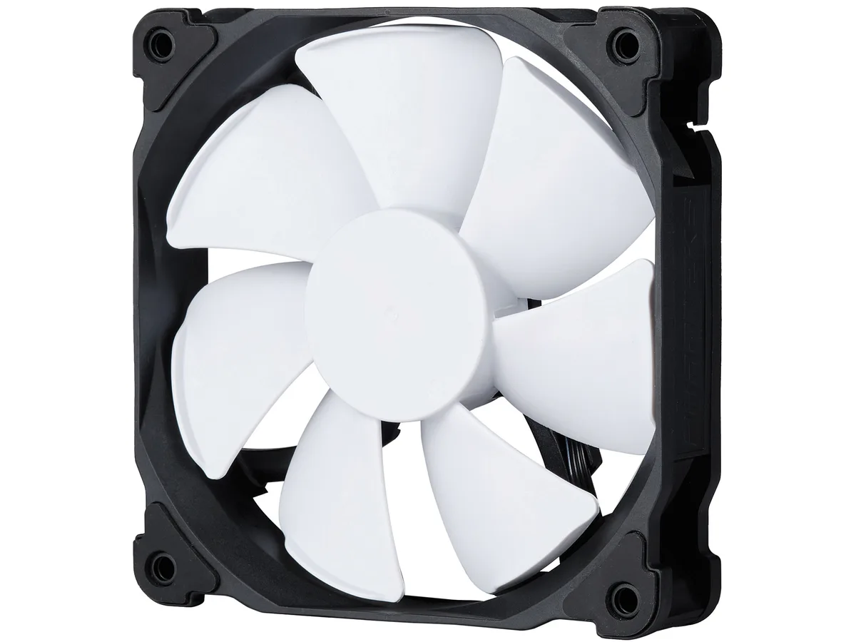 Phanteks Phanteks PH-F120MP_BK02 120mm PWM case fan, black frame white blades — 제품 사진