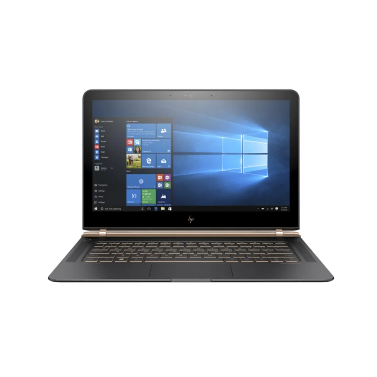 Thin Dark Ash Silver laptop closed showing 13.3 inch FHD non-touch screen