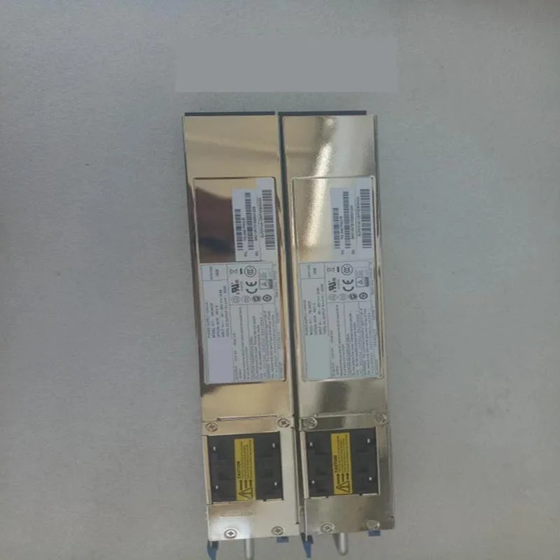 Rectangular ATX power supply unit, matte black metal casing, fan grille visible