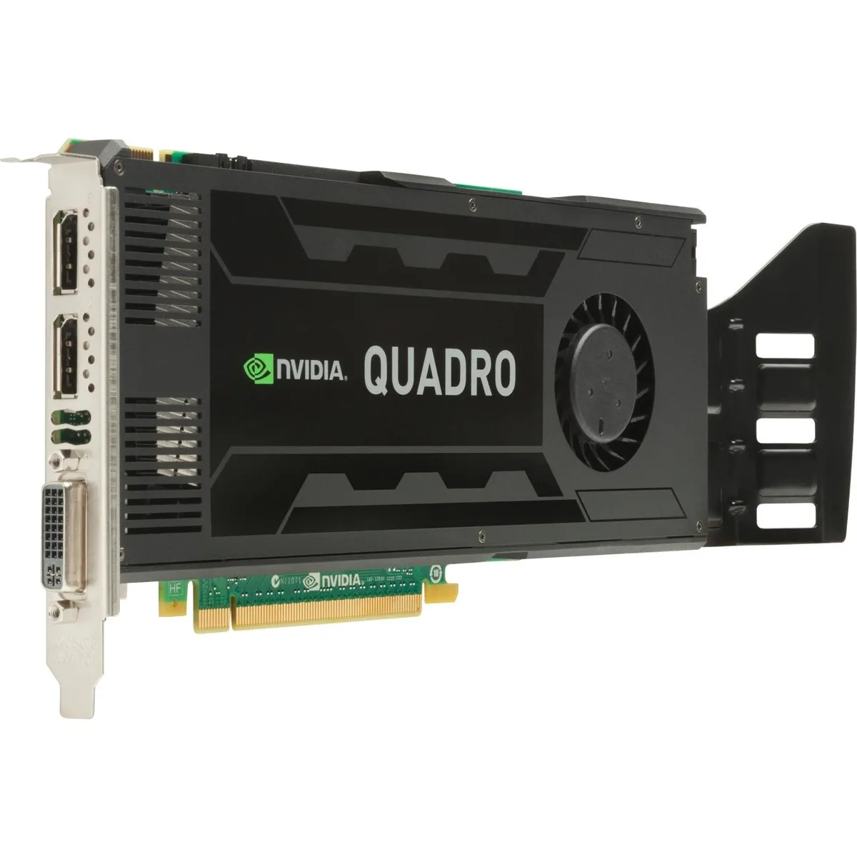 HP Quadro K4000 graphics card with dual-slot cooler and metal bracket