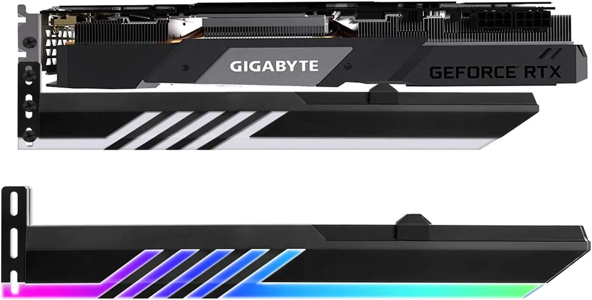 Adiven Adiven GPU Brace Support Holder AD-XKZJUP Black 5V ARGB 280mm — 제품 사진