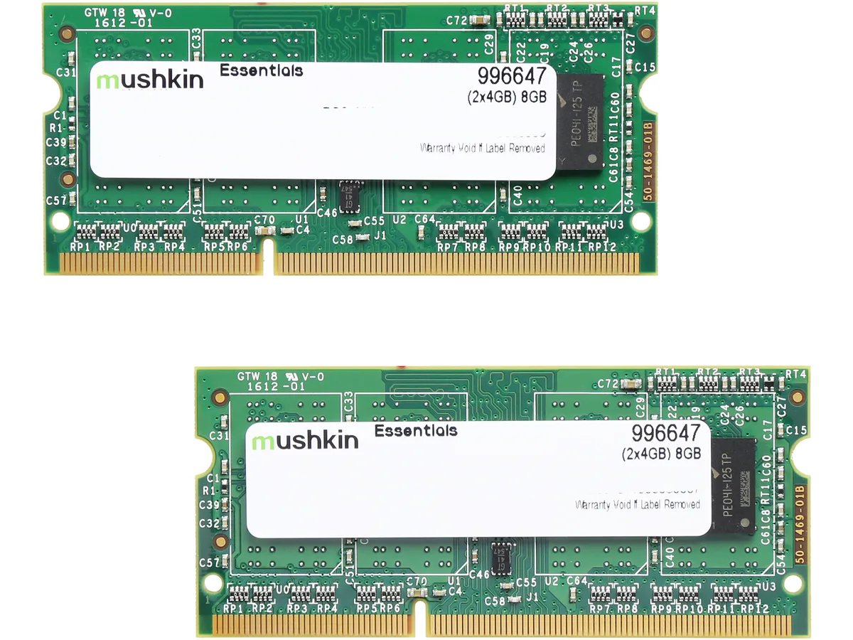 Mushkin Enhanced Mushkin Enhanced 996647 128MB DDR3 1333 Dual Channel Kit laptop RAM — fotografia produktu