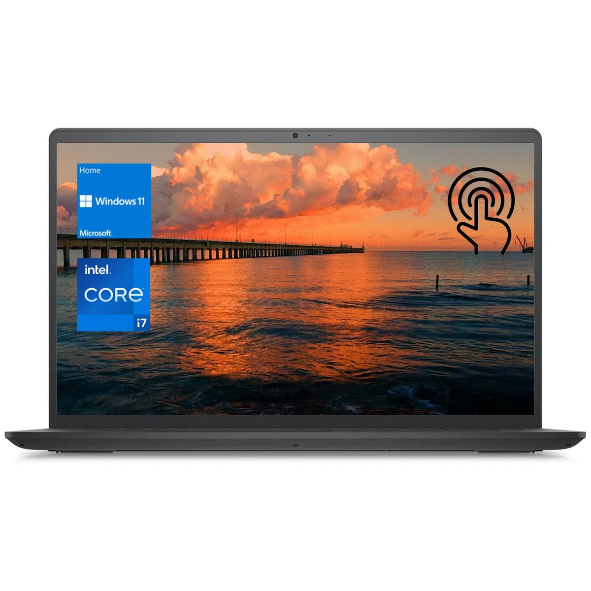 DELL DELL Inspiron 3520 laptop 15.6" FHD touchscreen Core i7-1255U 32GB 1TB NVMe Black — product photo